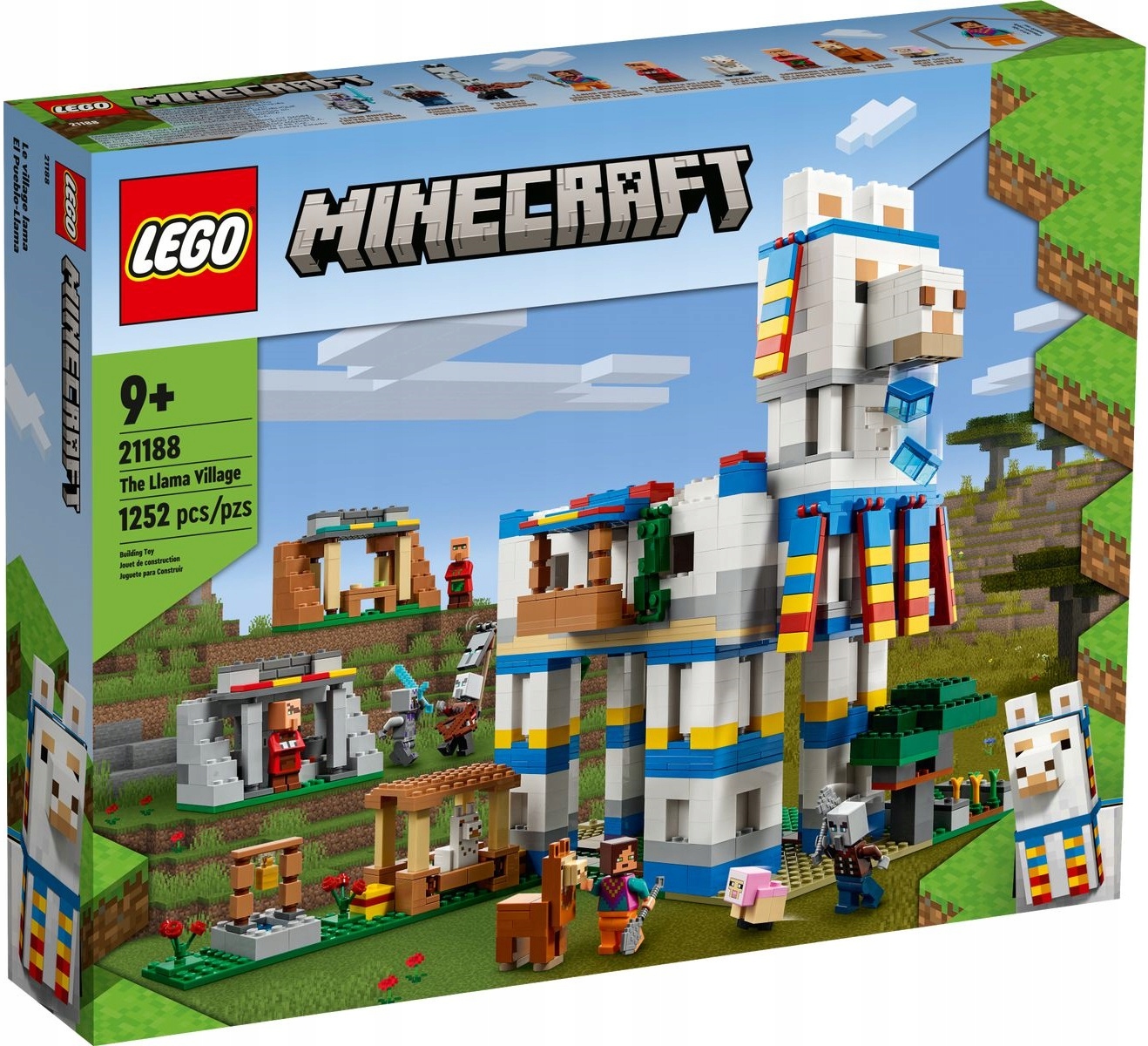 LEGO MINECRAFT 21188 FIGURKA LAMA MONUMENT LAM WIOSKA LAMY EAN (GTIN) 5702017156699