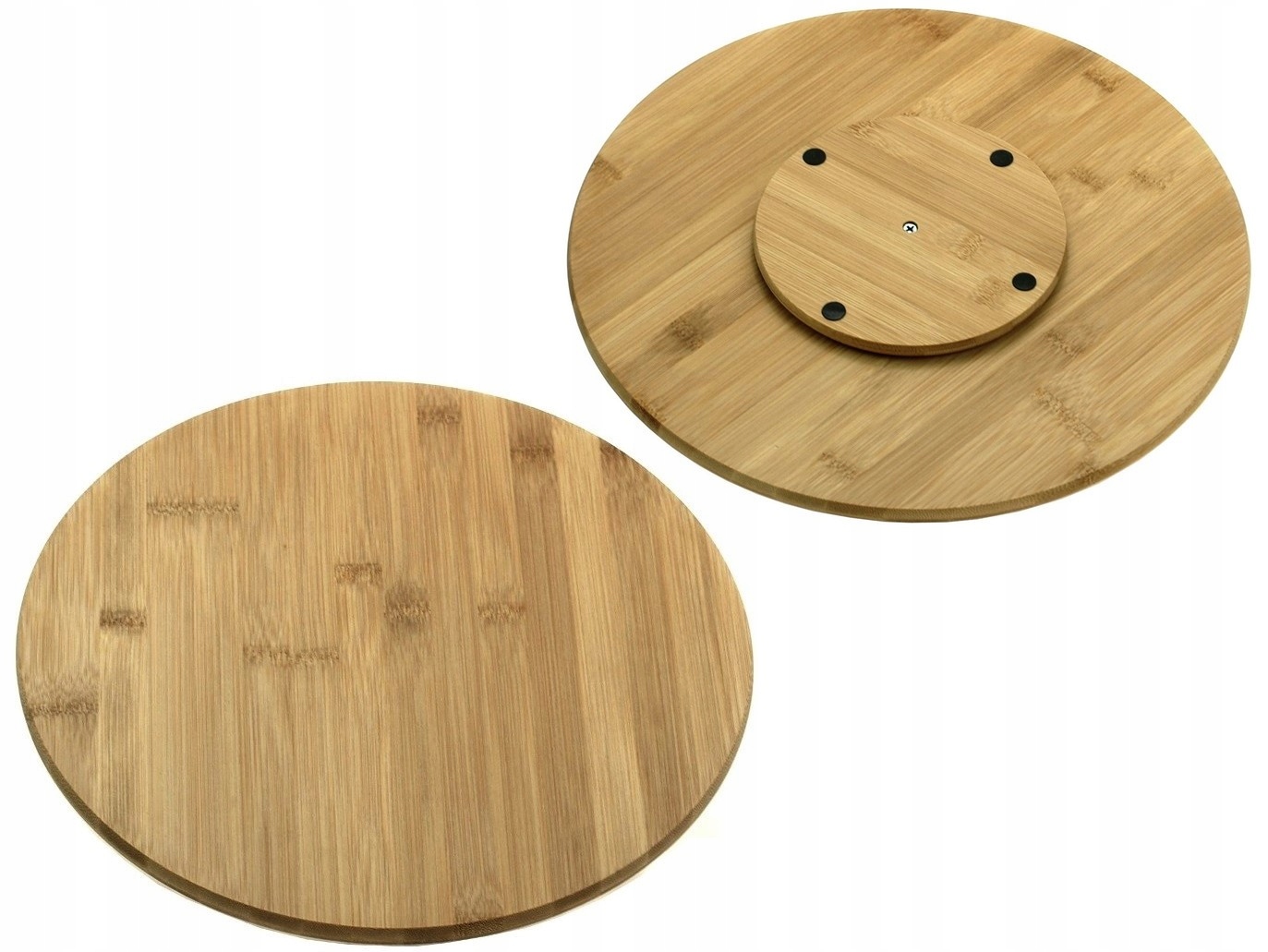 

Deska Bambusowa 35cm do Przekąsek Pizzy Obrotowa