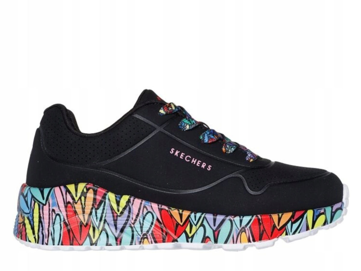 Buty Dziecięce Skechers Uno Lite-subtle Love Czarne 34