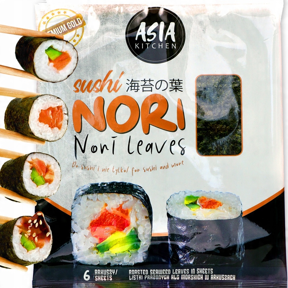 

Wodorosty Nori Algi do Sushi Premium Gold