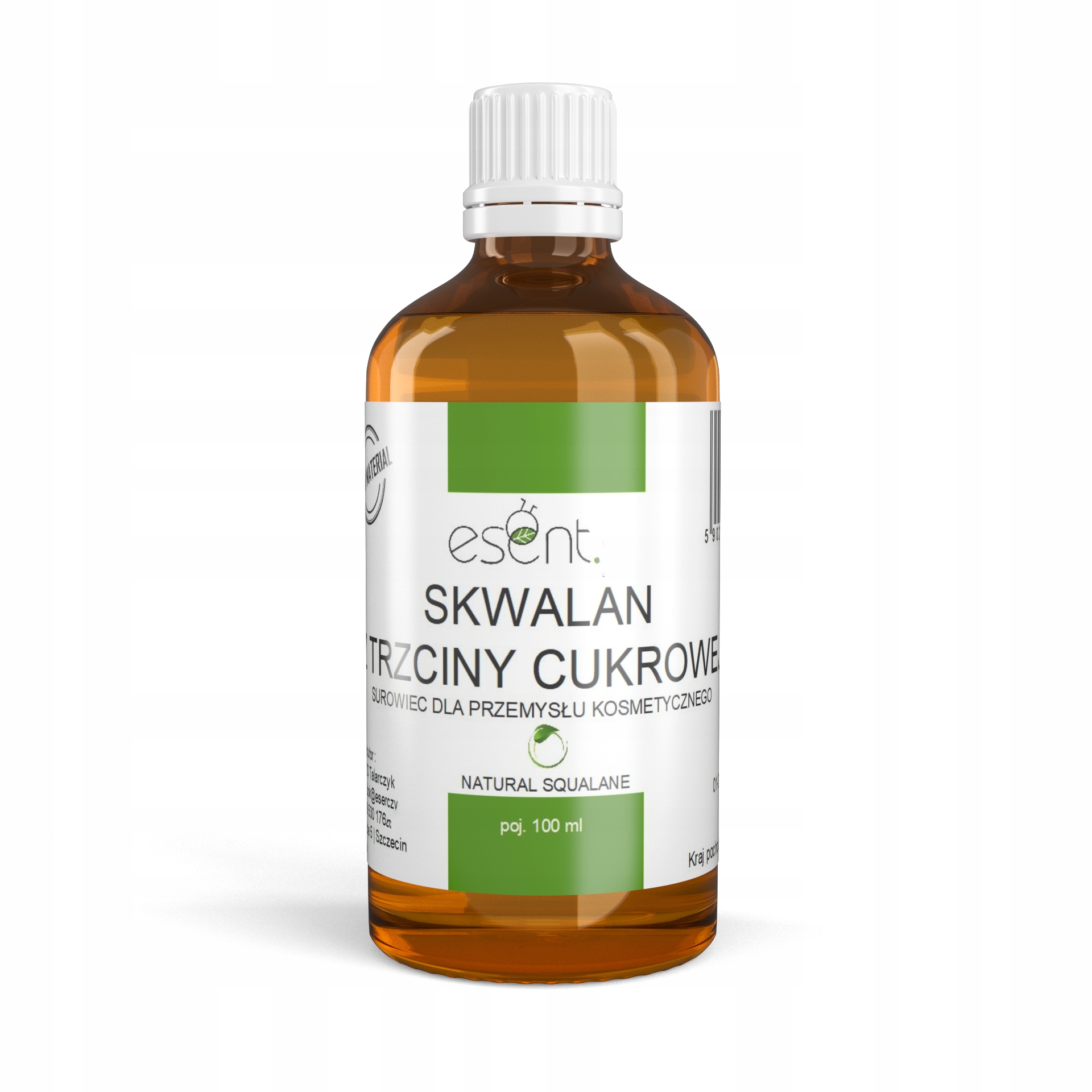 Skwalan z Trzciny Cukrowej 100 ml.