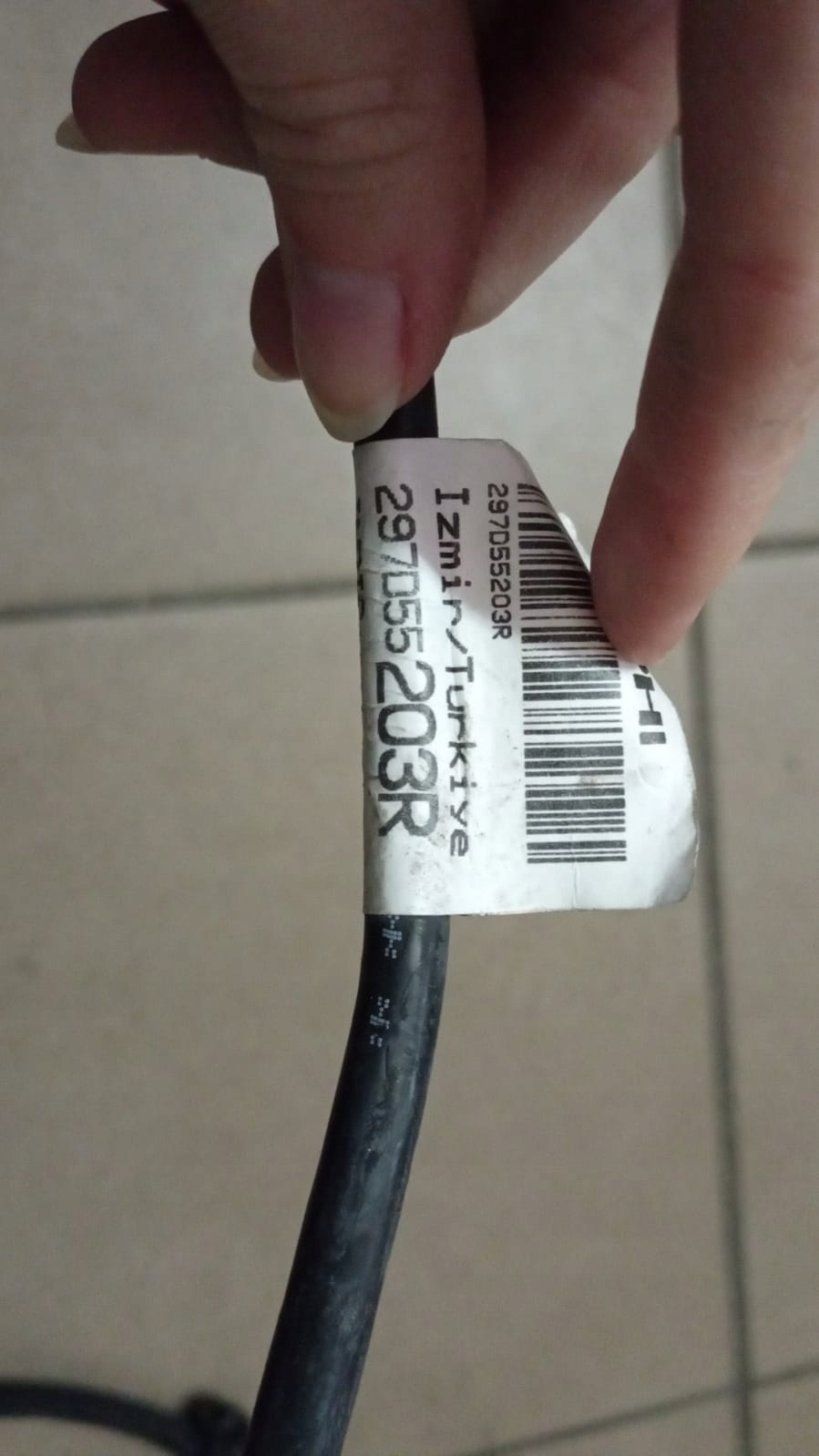 wiring terminal plus RENAULT CLIO V SCENIC IV 297D55203R
