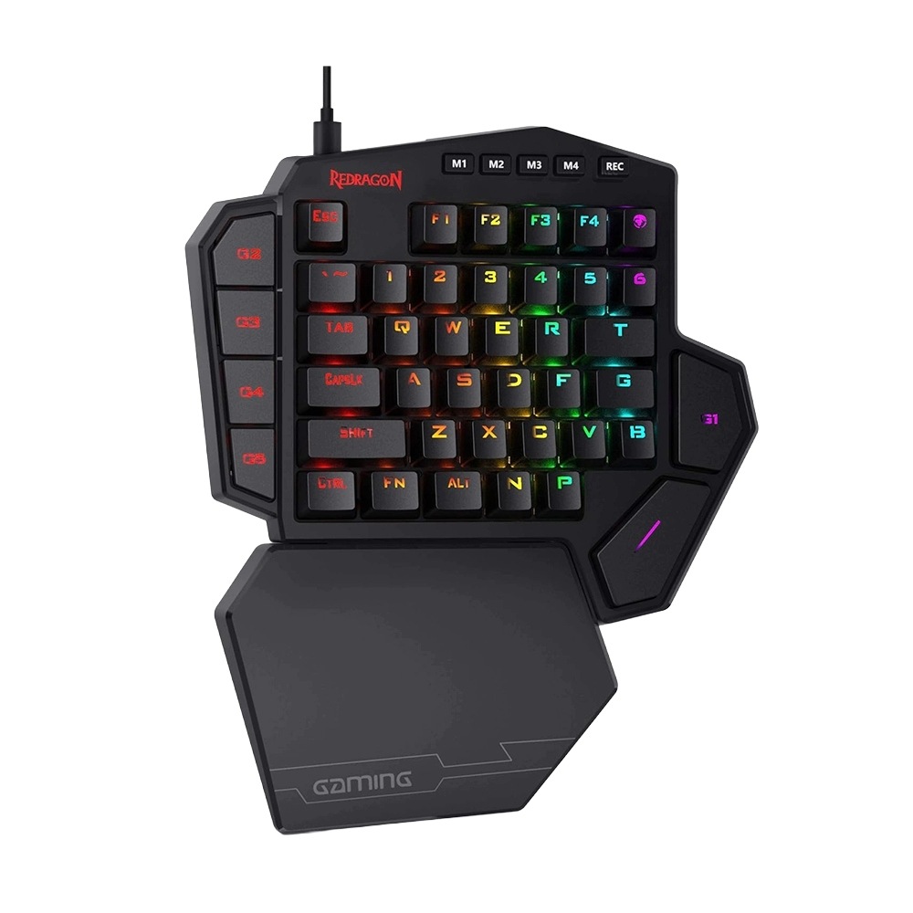 Redragon K585 Diti Jednoręczna Klawiatura Mechaniczna Rgb Usb-c Blue Switch