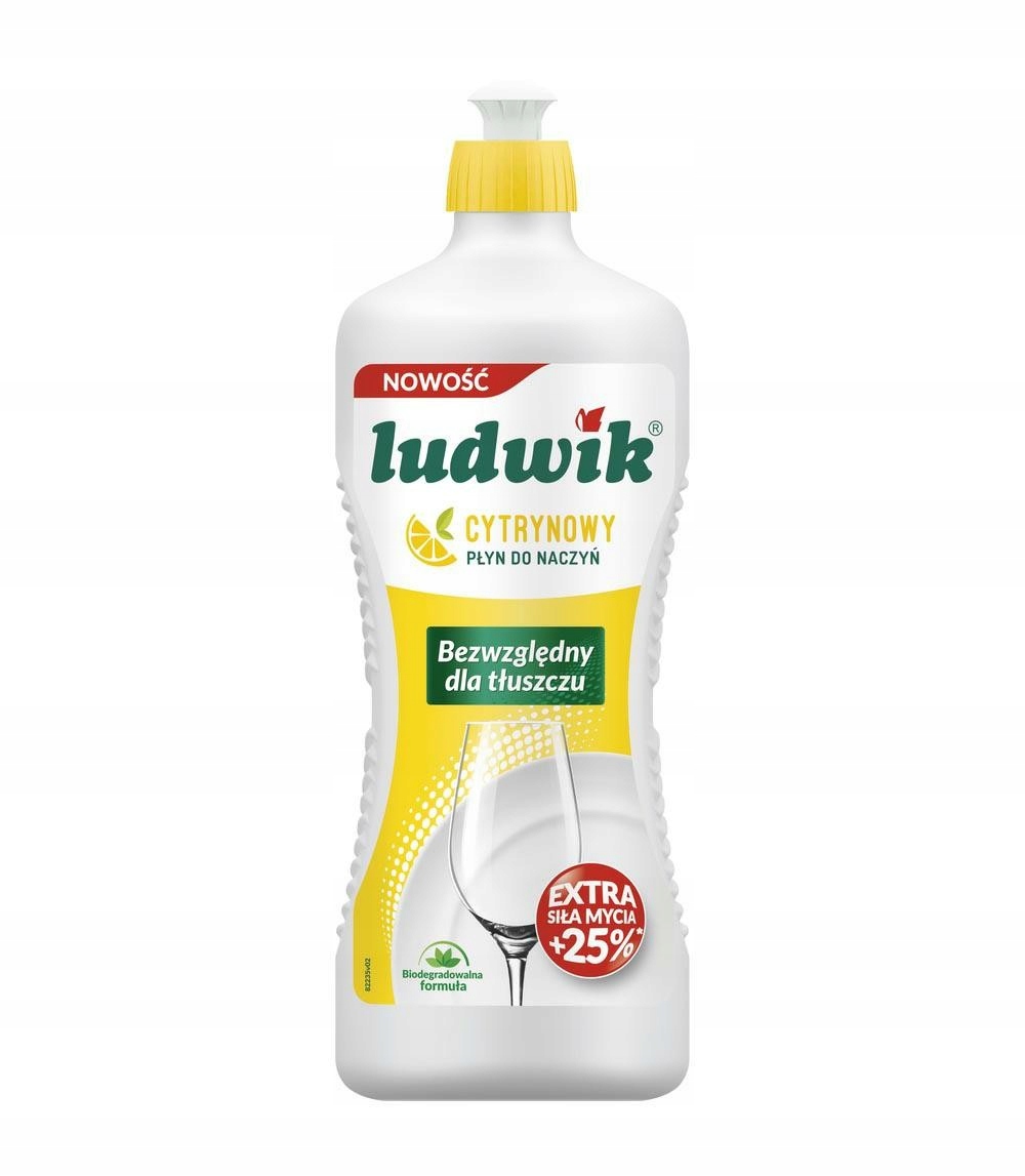 

Płyn do naczyń Ludwik 900ml cytrynowy