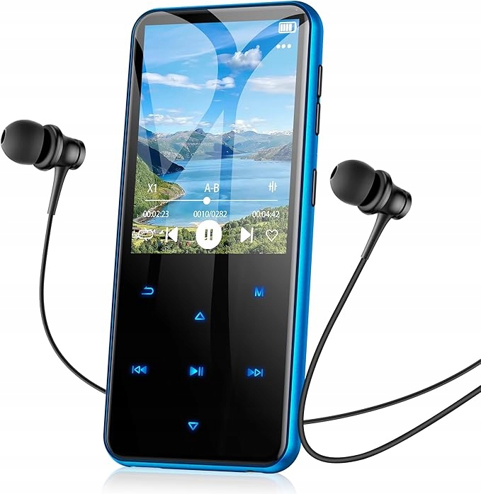 Agptek MP3 64GB Bluetooth 5.3 HiFi 2.4" Tft, Fm rádio, diktafon R18