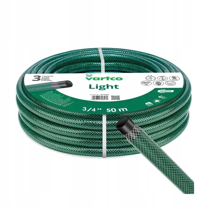 Zahradní Hadice Light 3/4" 50m Vartco 3vrstvá 20bar
