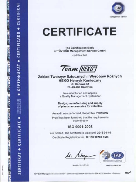 IVECO DAILY 1998-2010r OWIEWKI DRZWI HEKO Producent Heko