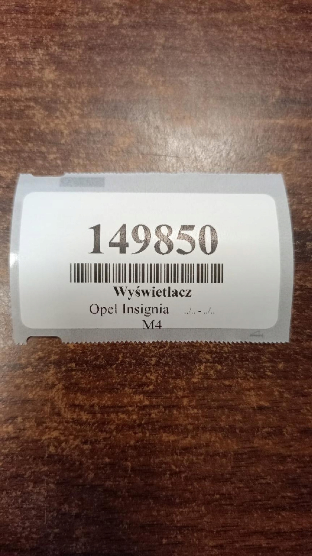 OPEL INSIGNIA A display KRATKI air conditioning devices 13223792F