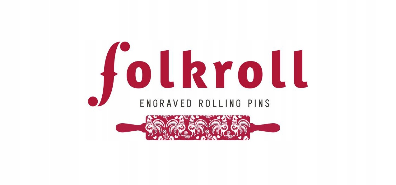 Wałek grawerowany wzór DZBANEK Marka Folkroll