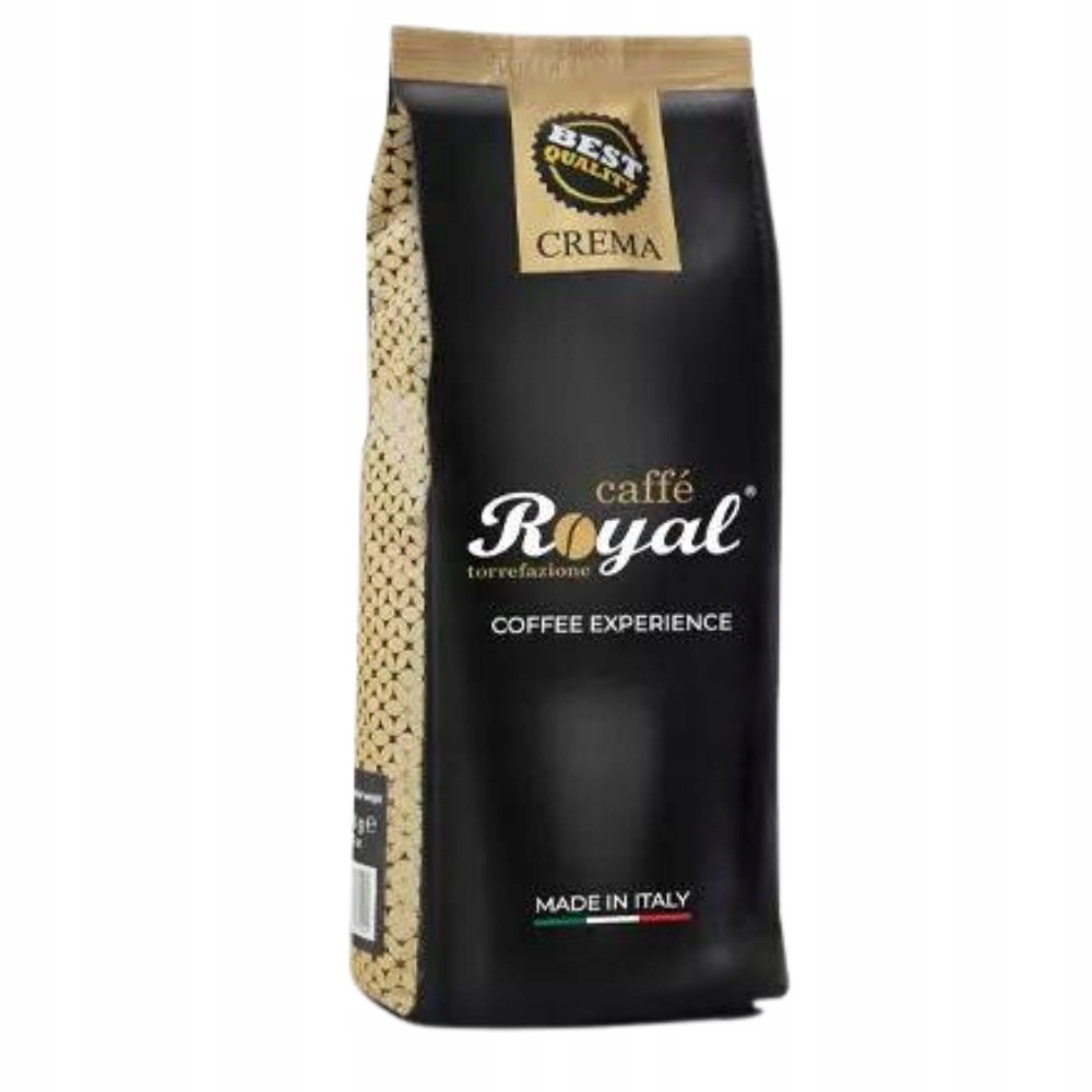 Káva zrnková Royal Caffee Crema 1 kg, středně pražená