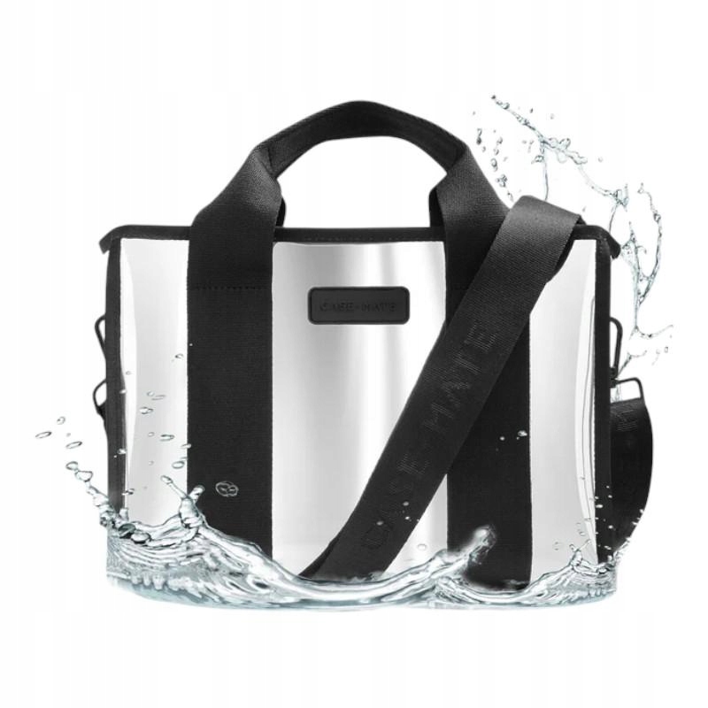 Dámská taška přes rameno Case-Mate Mini Travel Tote Bag voděodolná stříbrná