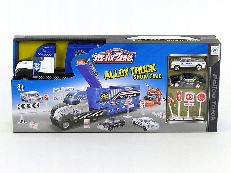 

Auto Transporter z wyrzutnią autek metal. pojazdy