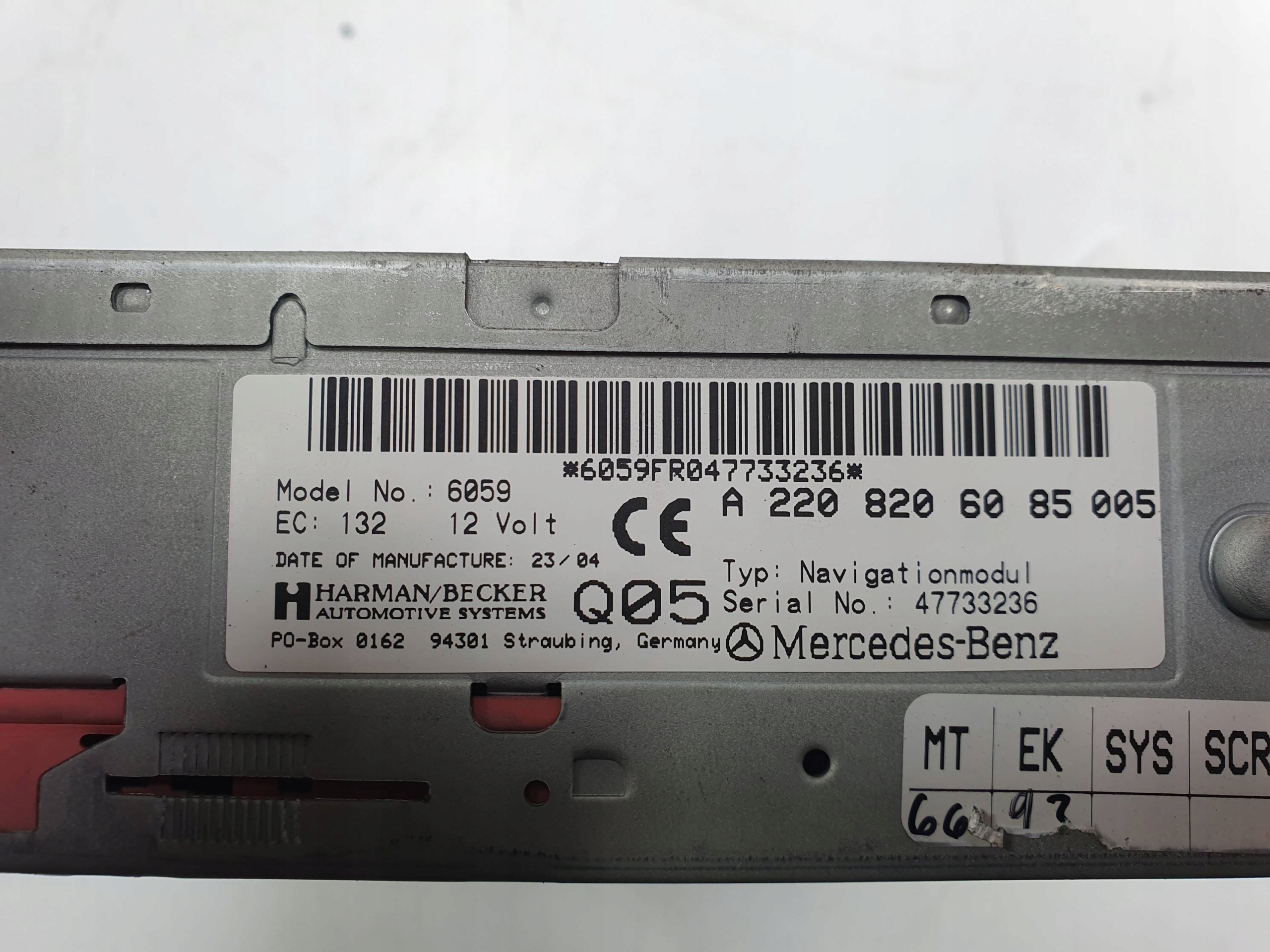 player navigation devices A2208206085 MERCEDES W220