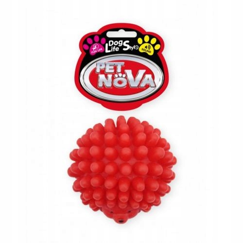 

Petnova Jeżyk 6,5cm czerwony zabawka dla psa