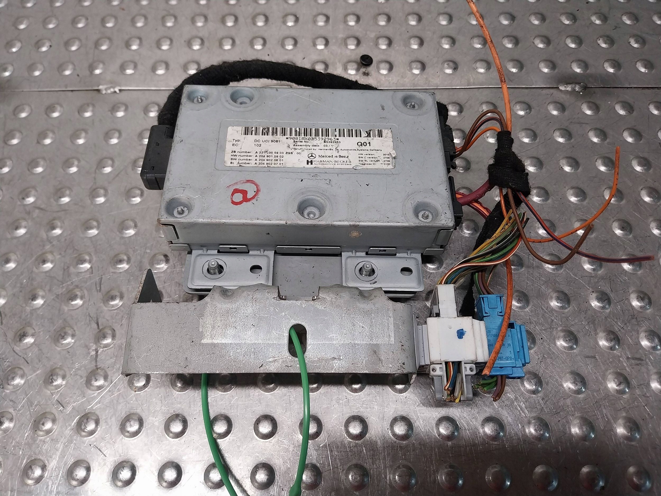 module control unit HARMAN BECKER A2219005903 MERCEDES E-KLASA W212 CLS W218