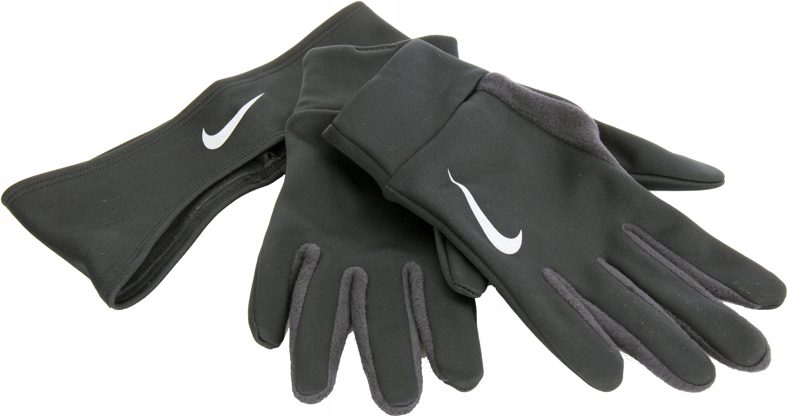 Čelenka a rukavice Nike Mens Running Thermal HeadbandGlove Set, velikost M