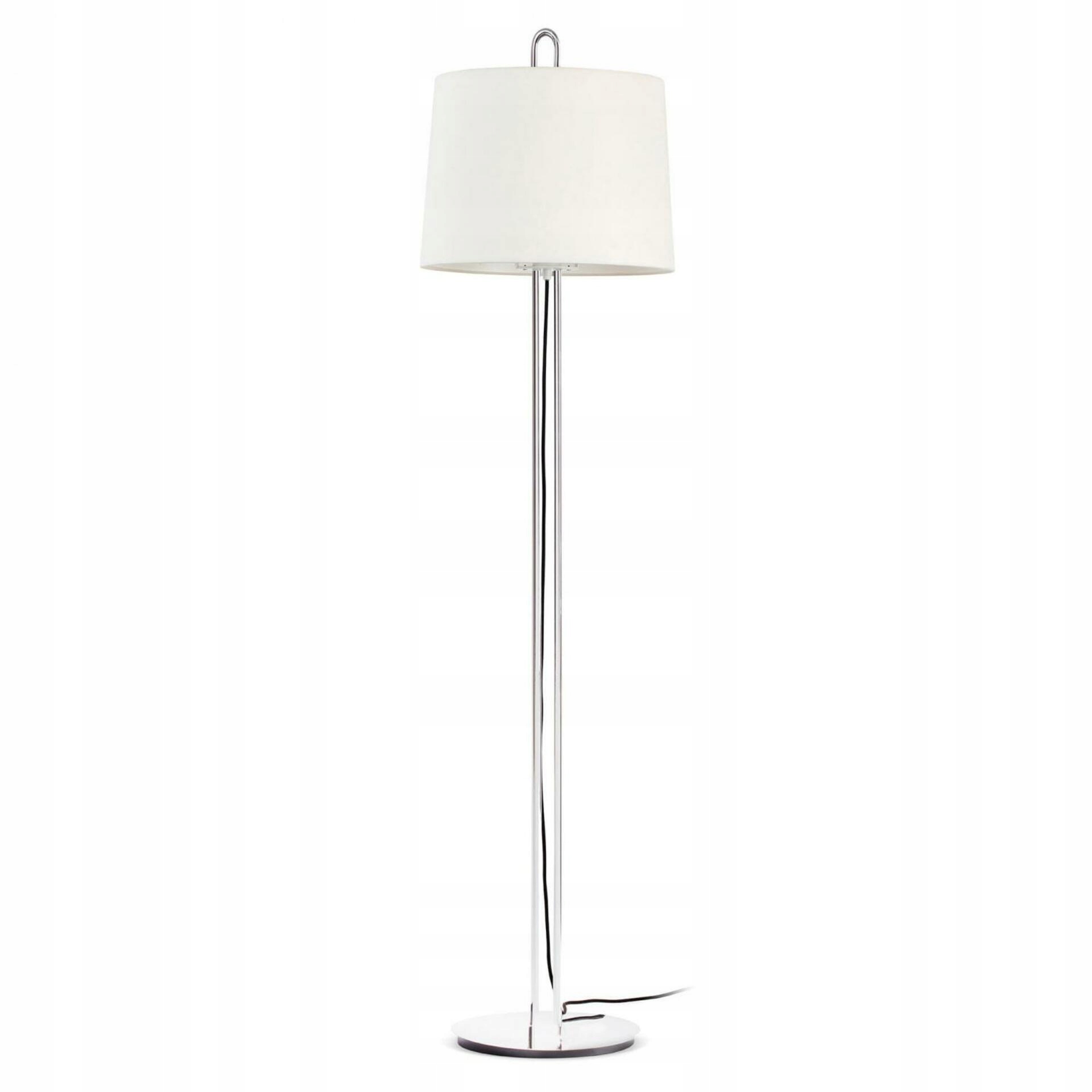 Stojacia lampa Faro Montreal chróm biela, dizajnový prvok, E27, 160 cm