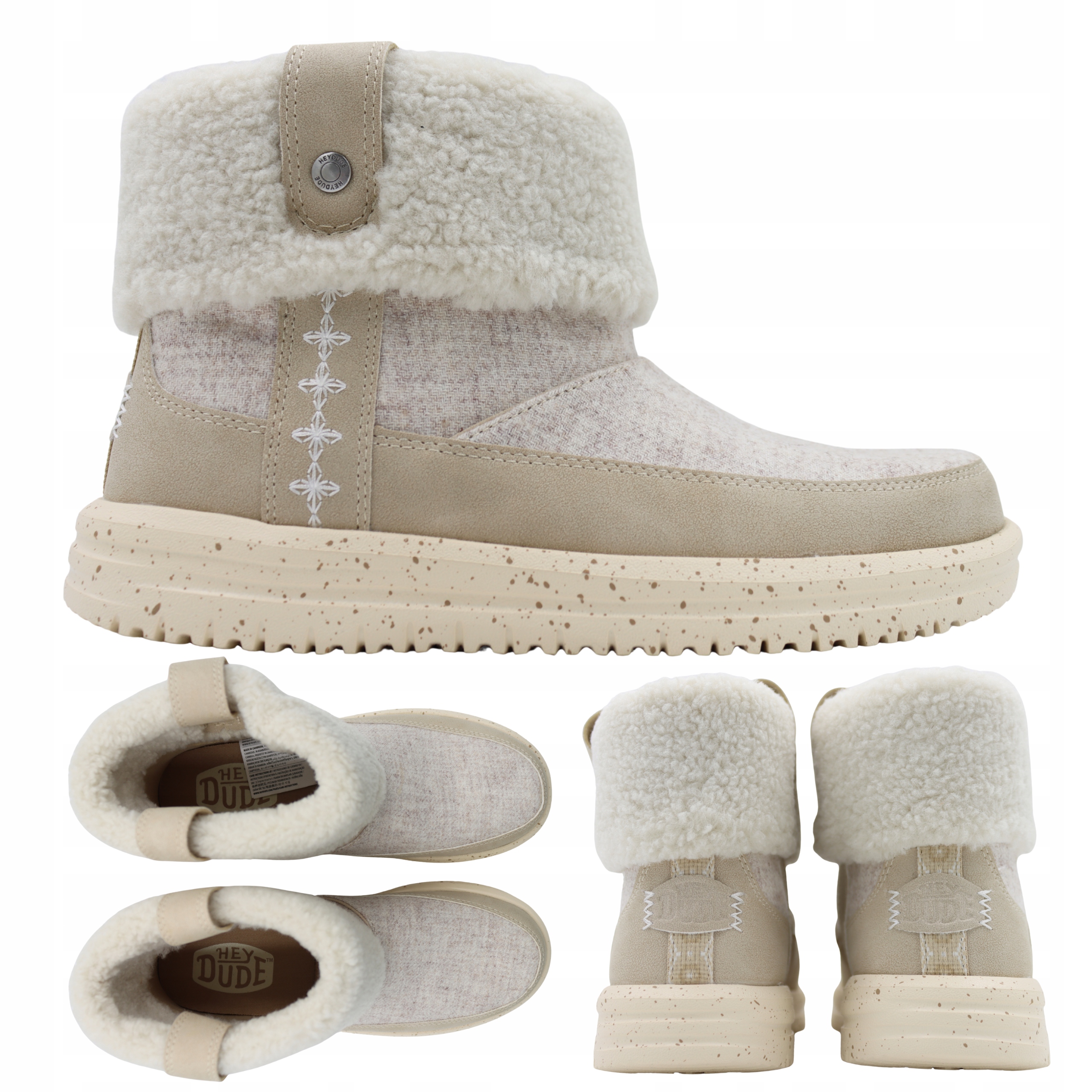 Dámské Zateplené Lehké A Pohodlné Nazouvací Boty Heydude 44273265 vel. 37