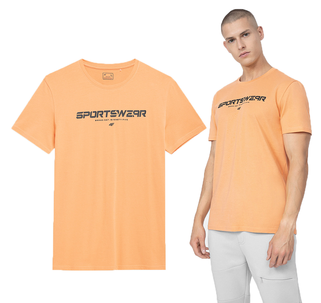 

4F Koszulka Męska Bawełniana T-shirt Sportowy