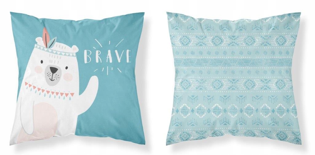 

Poszewka Bawełniana 40x40 miś Na Poduszkę