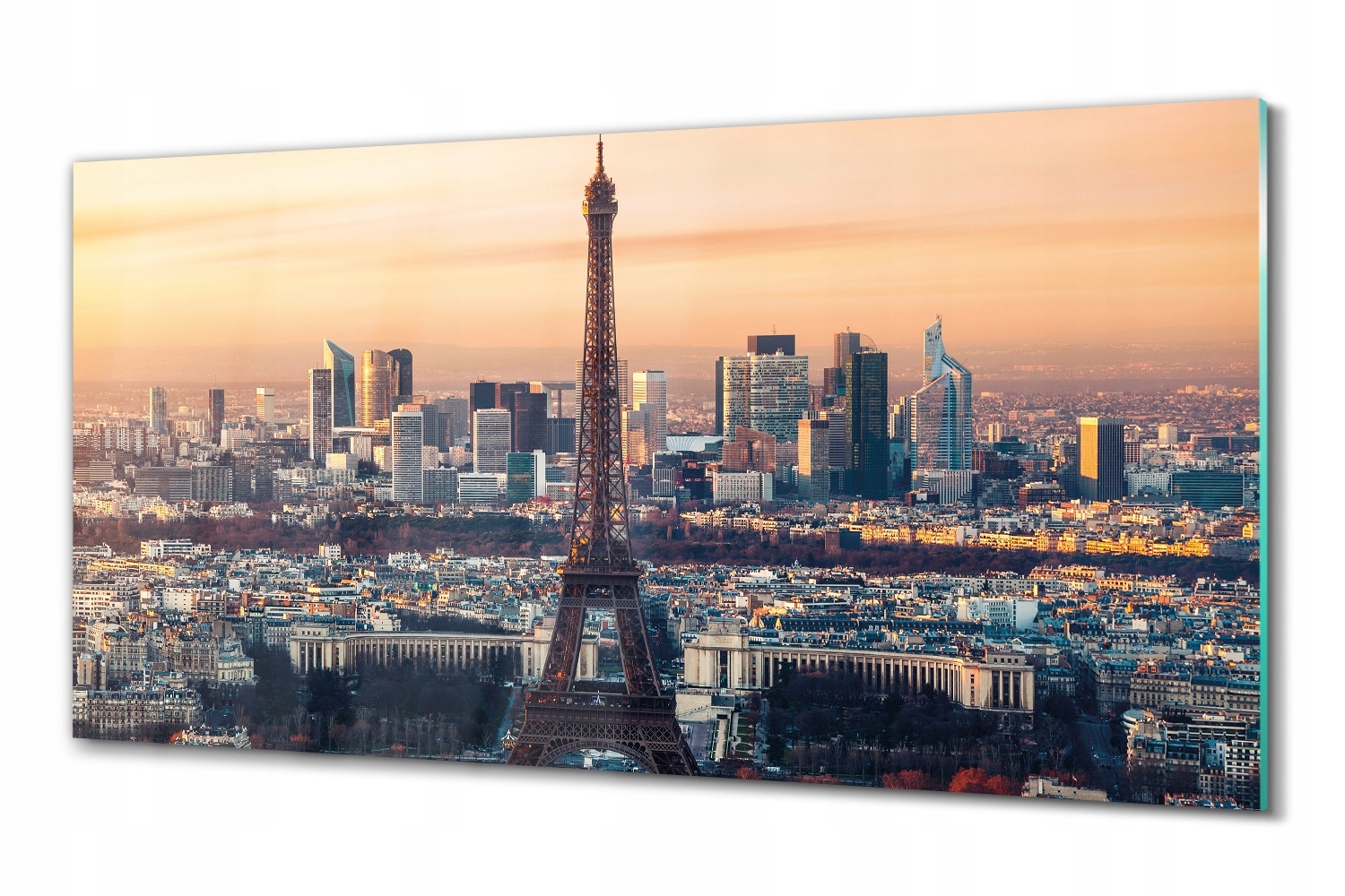 Obraz na skle na stenu Paríž Eiffelova veža 100x50