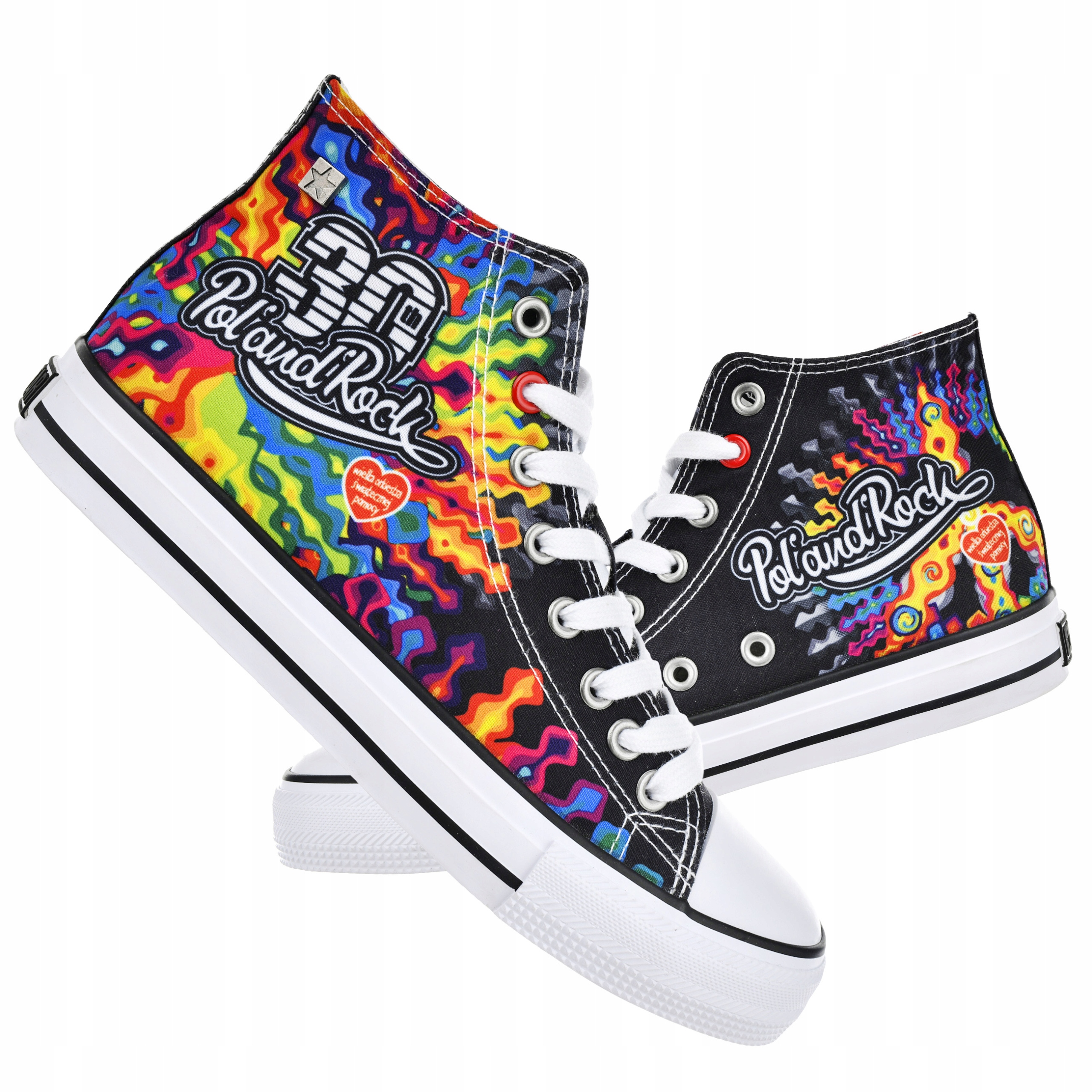 Trampki męskie Big Star wysokie PolAndRock Woodstock limitowana edycja 43