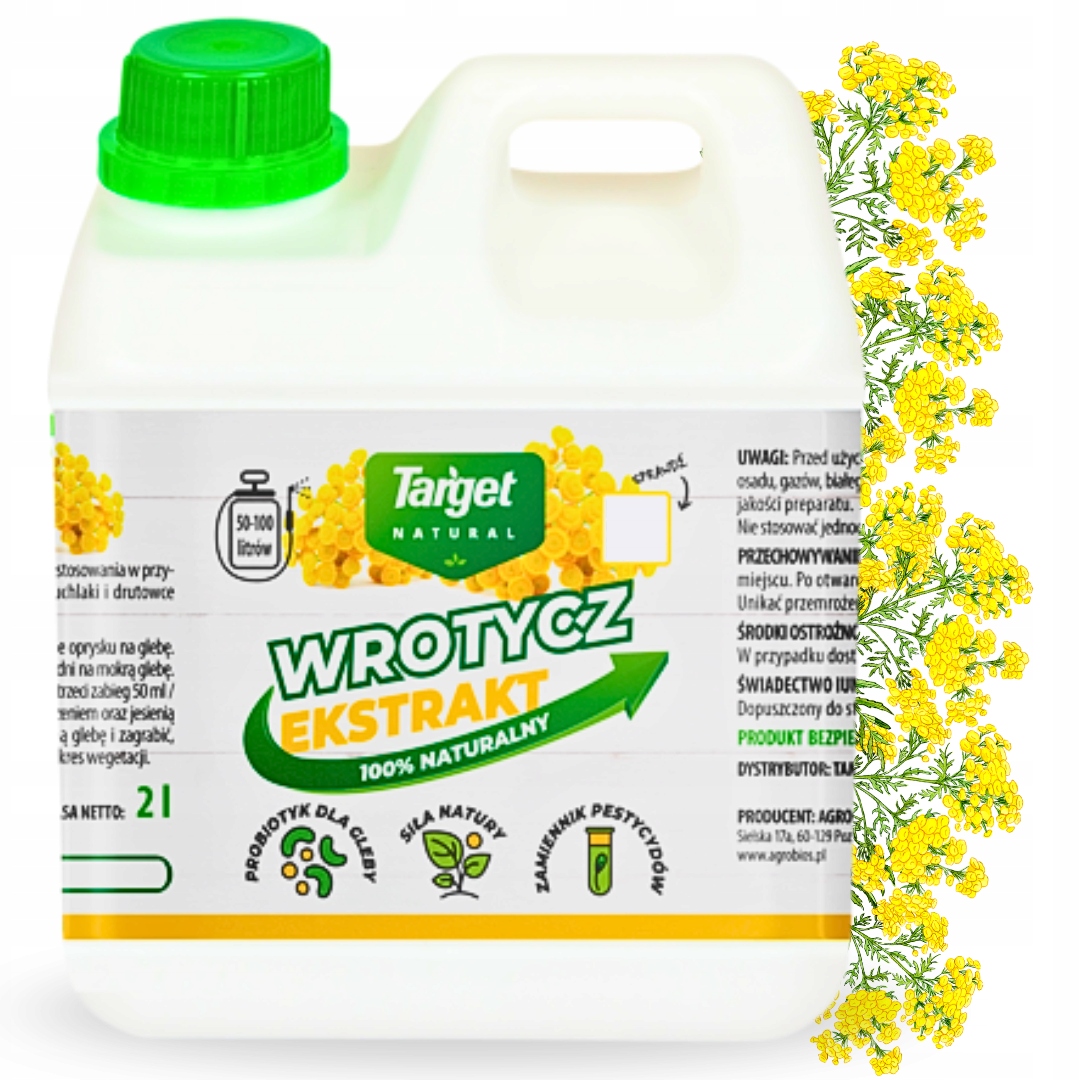 Wrotycz Naturalny Ekstrakt Na Pędraki Opuchlaki Ekologiczny Target 2L