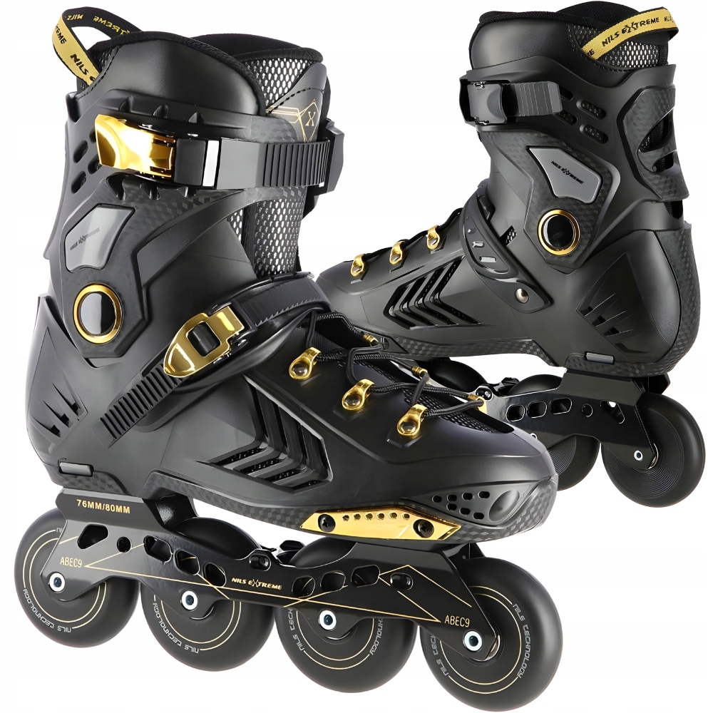 Kolečkové Brusle Brusle 2v1 Slalomové Rekreační Freeride Kaučuková kolečka ABEC-9