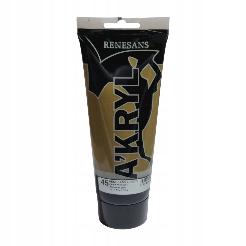 Farba akrylowa 200ml, zieleń, Renesans, NR 45 Płeć chłopcy