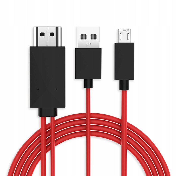 

Kabel Adapter Mhl Hdmi Tv Micro Usb FullHD 1080p