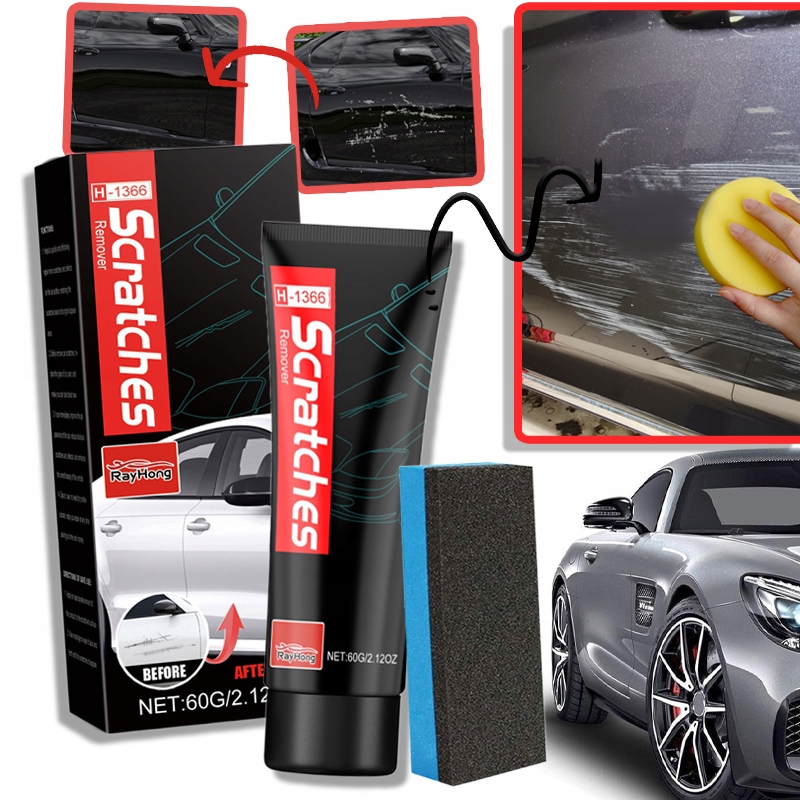 Zestaw Do Usuwania Zarysowań Samochodowych Nano Scratch Remover Spray Do Przywracania Blasku
