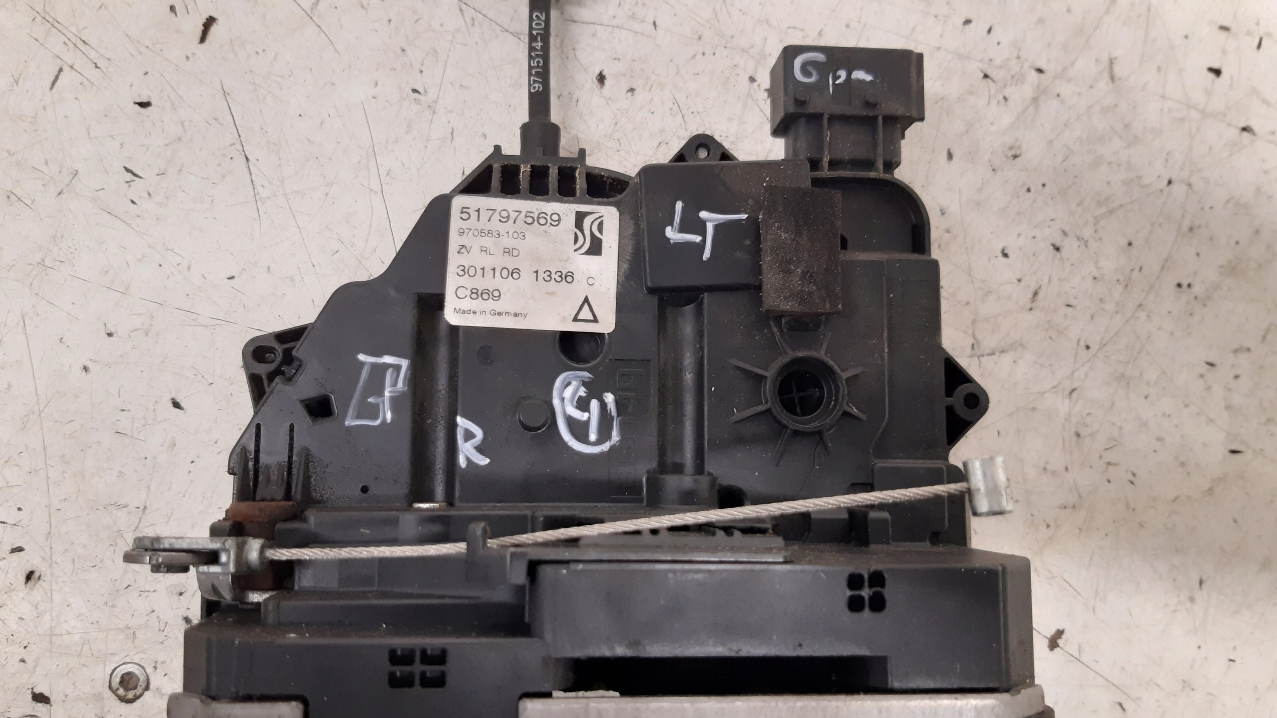 lock left rear part 55701963 Fiat Grande Punto