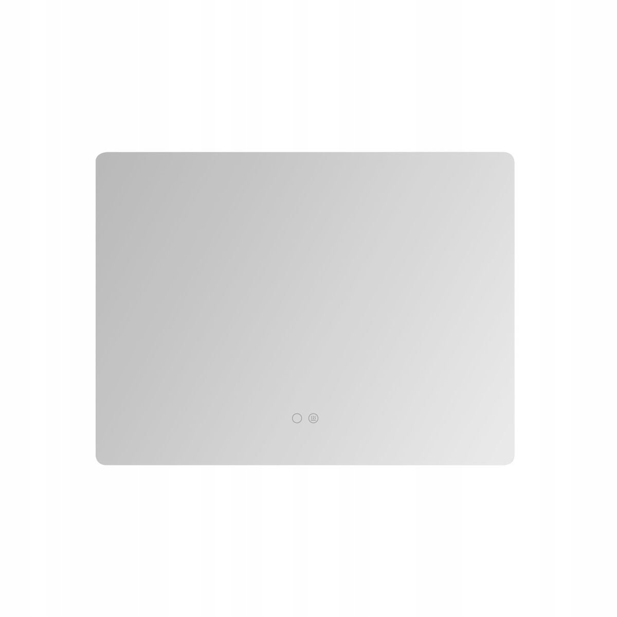 Obdĺžnikové vyhrievané kúpeľňové zrkadlo s Led podsvietením 24W D3001 Zu