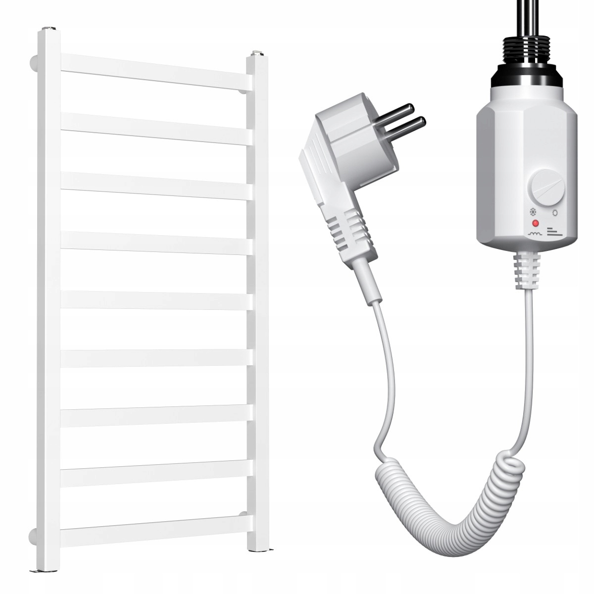 Elektrický Ohrievač Vala 1260/530 Biely Lesk Ohrievač 300W Biely