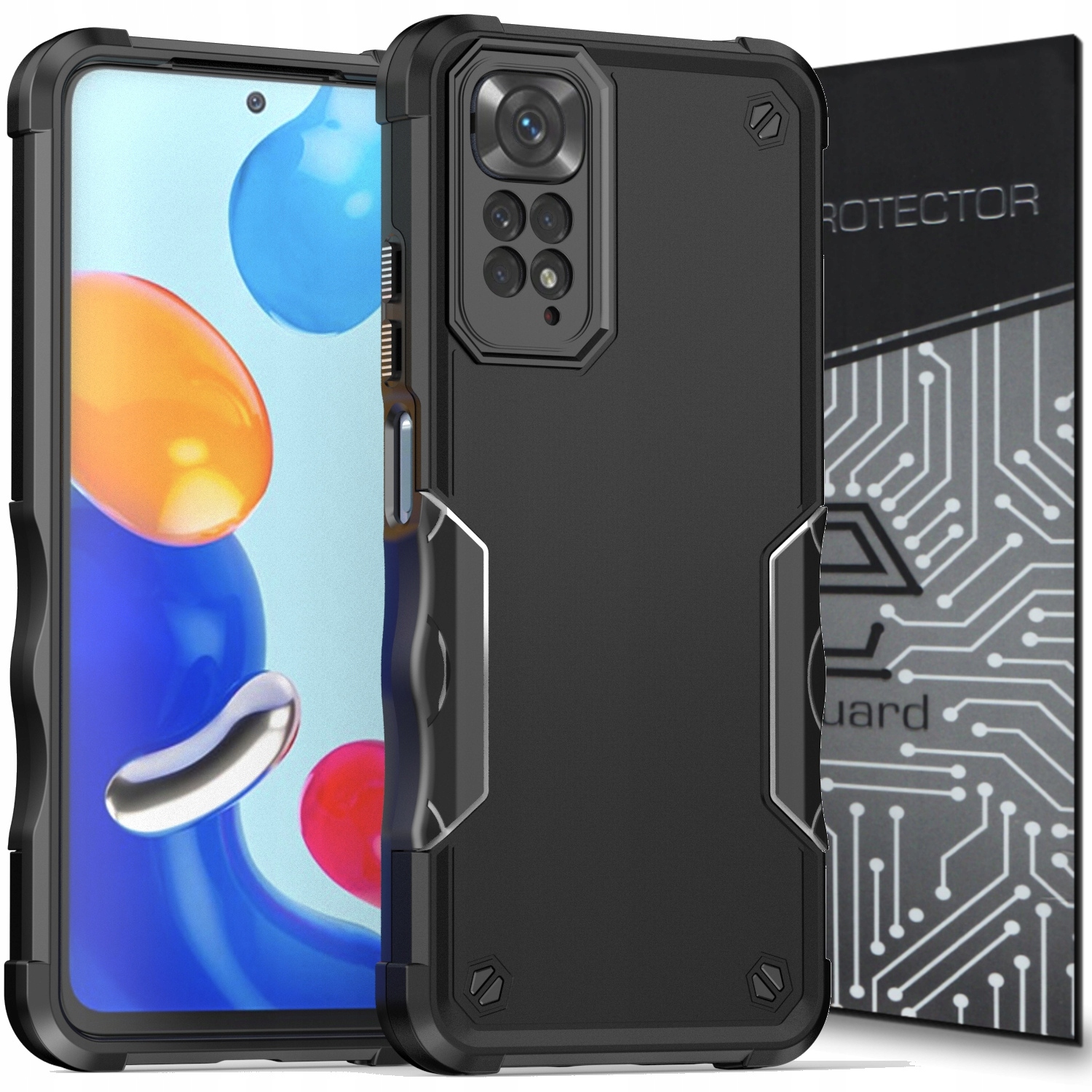 

Etui Pancerne+szkło do Xiaomi Redmi Note 11 11S