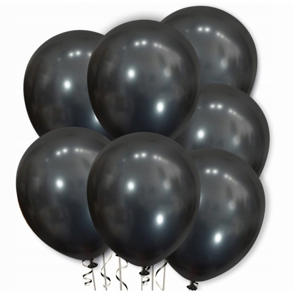 

Zestaw Balony Chromowane Czarne Balony