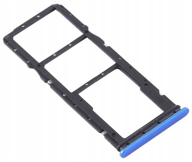 Szufladka tacka SIM do Xiaomi Redmi 9A / 9C / 9AT NIEBIESKA