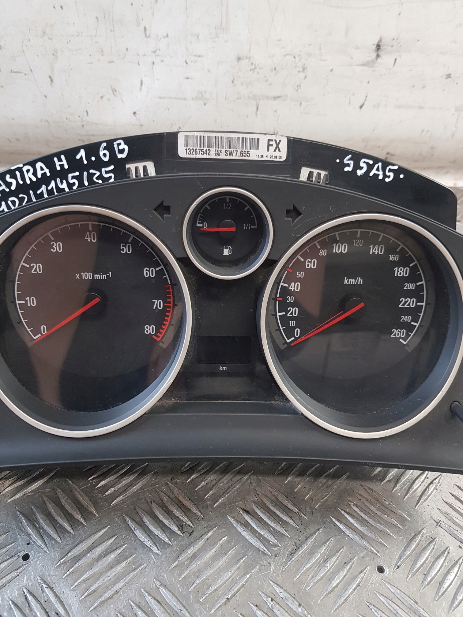 dials 13267542FX OPEL ASTRA H 1.6 08R