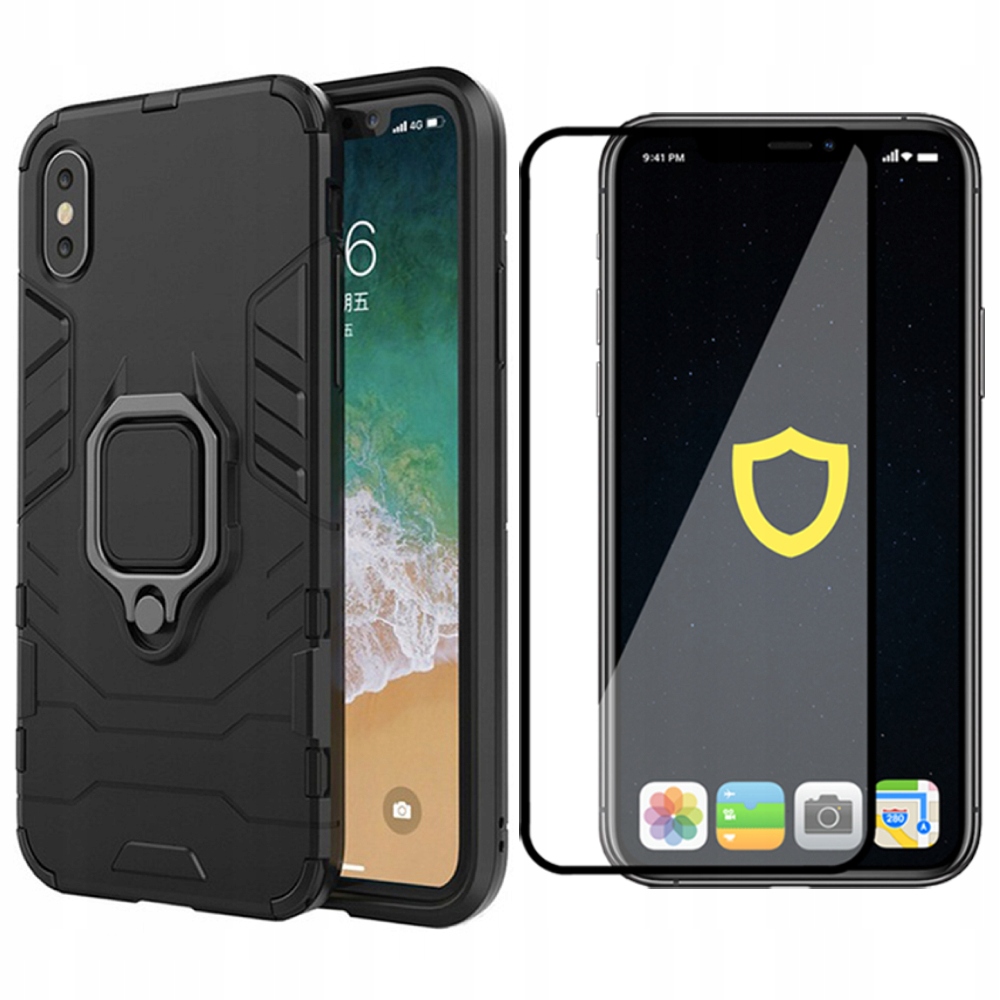 

Etui Case X-ring Pancerne Do Iphone Xs Max Szkło