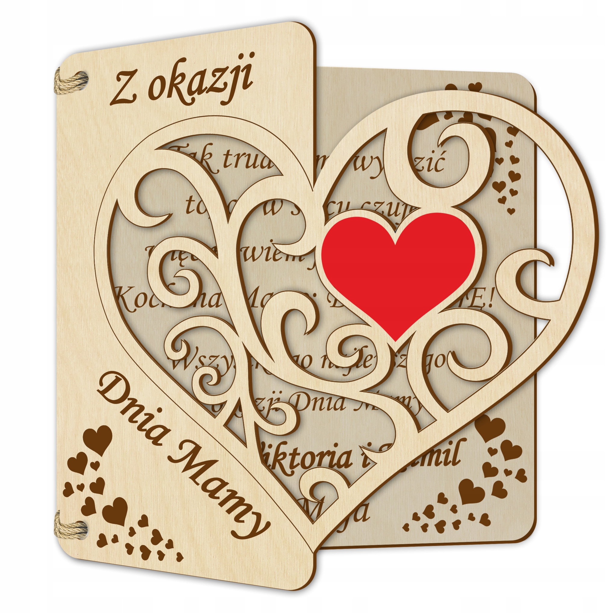 

na Dzień Matki Mamy Eko Kartka M