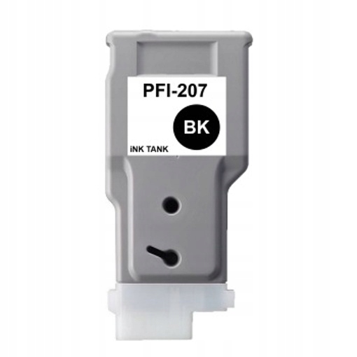 Naplnka Canon PFI-207bk Černá kompatibilní cartridge 8789B001