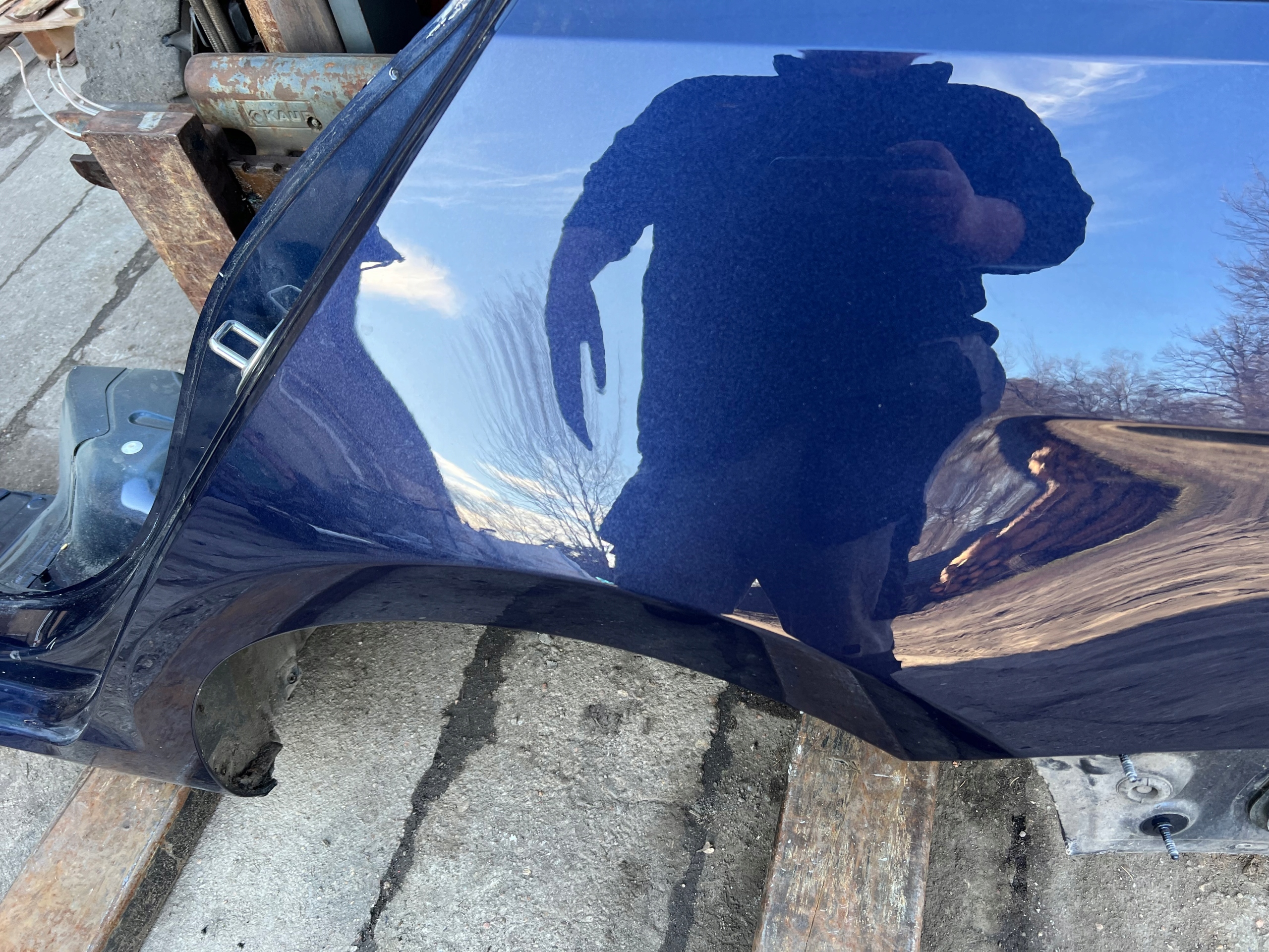 VW GOLF VII 7 KOMBI fender left rear part threshold side quarter LH5X