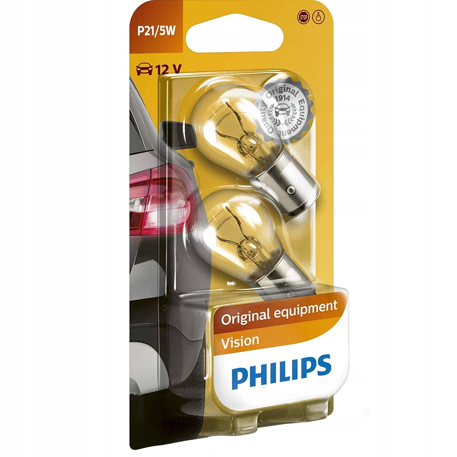 

Philips Zestaw Żarówek Samochodowych P21/5W 12V