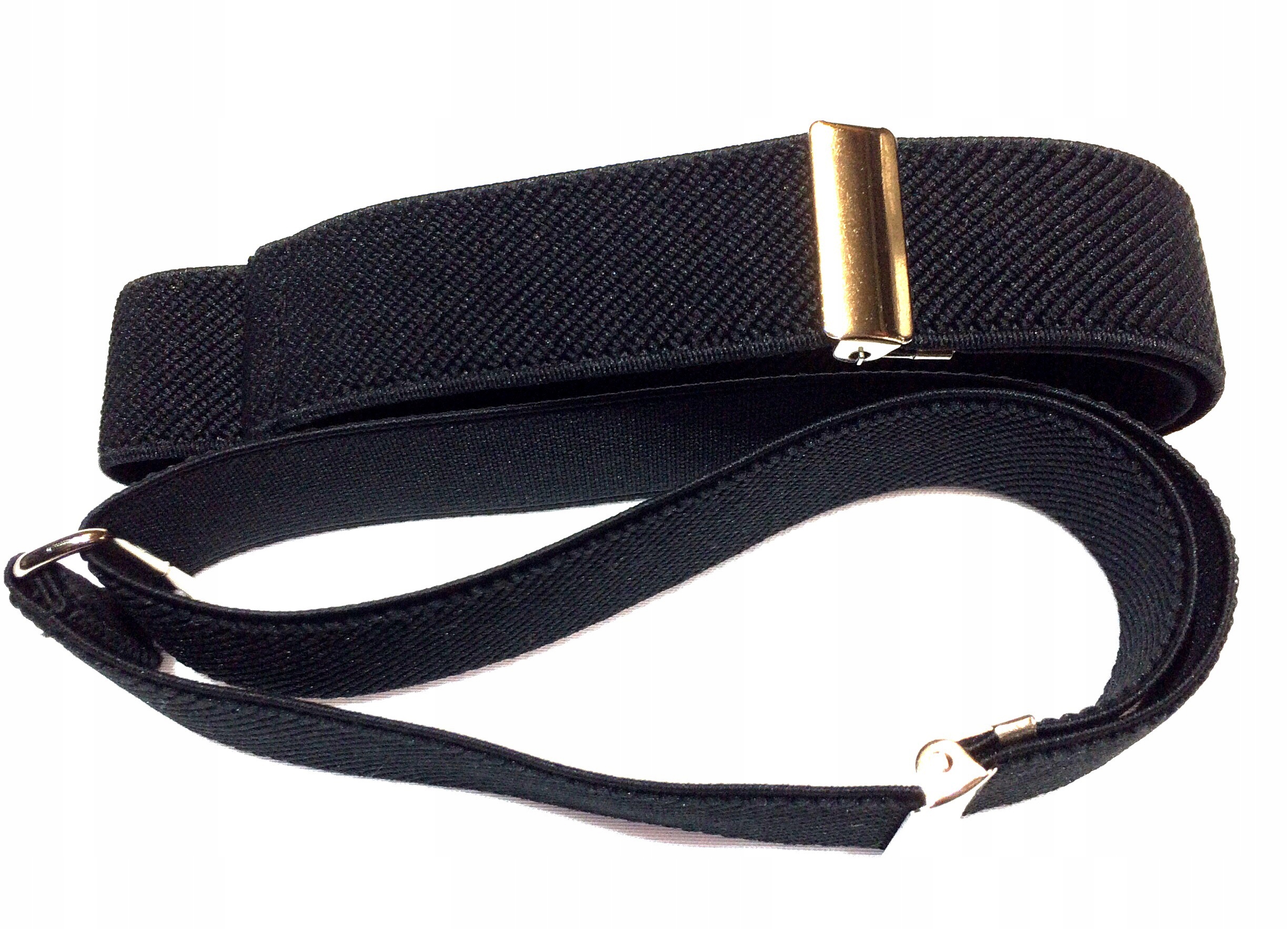 CZARNE OPASKI DO RĘKAWÓW KOSZULI BARMAŃSKIE N RĘKĘ Materiał dominujący guma