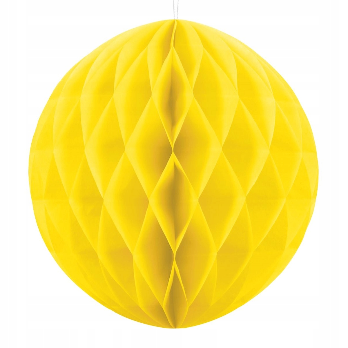 

Kula Bibułowa żółta duża L 30 cm Honeycomb