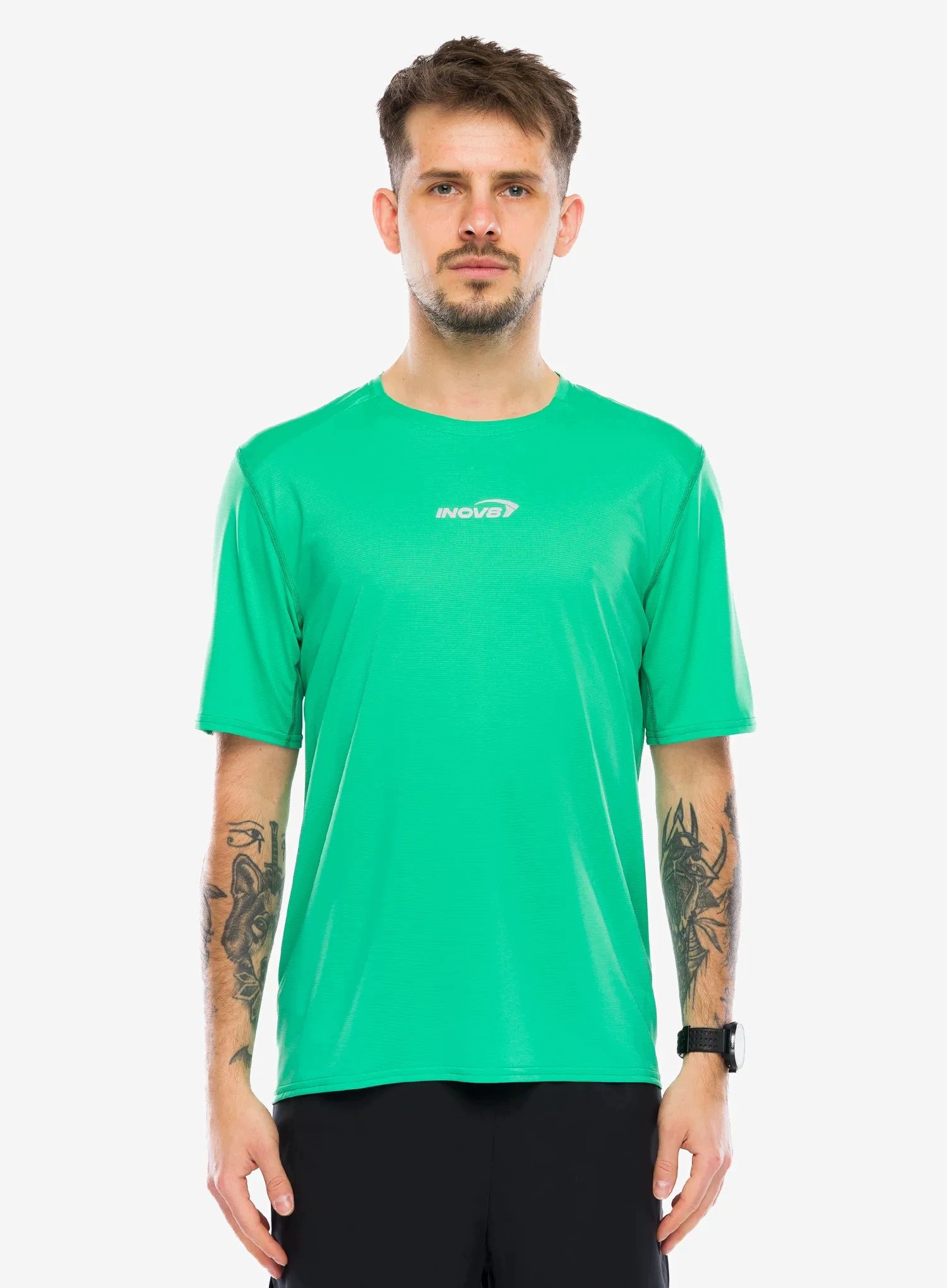 Koszulka do biegania Inov-8 Airlite Short Sleeve T-Shirt green M