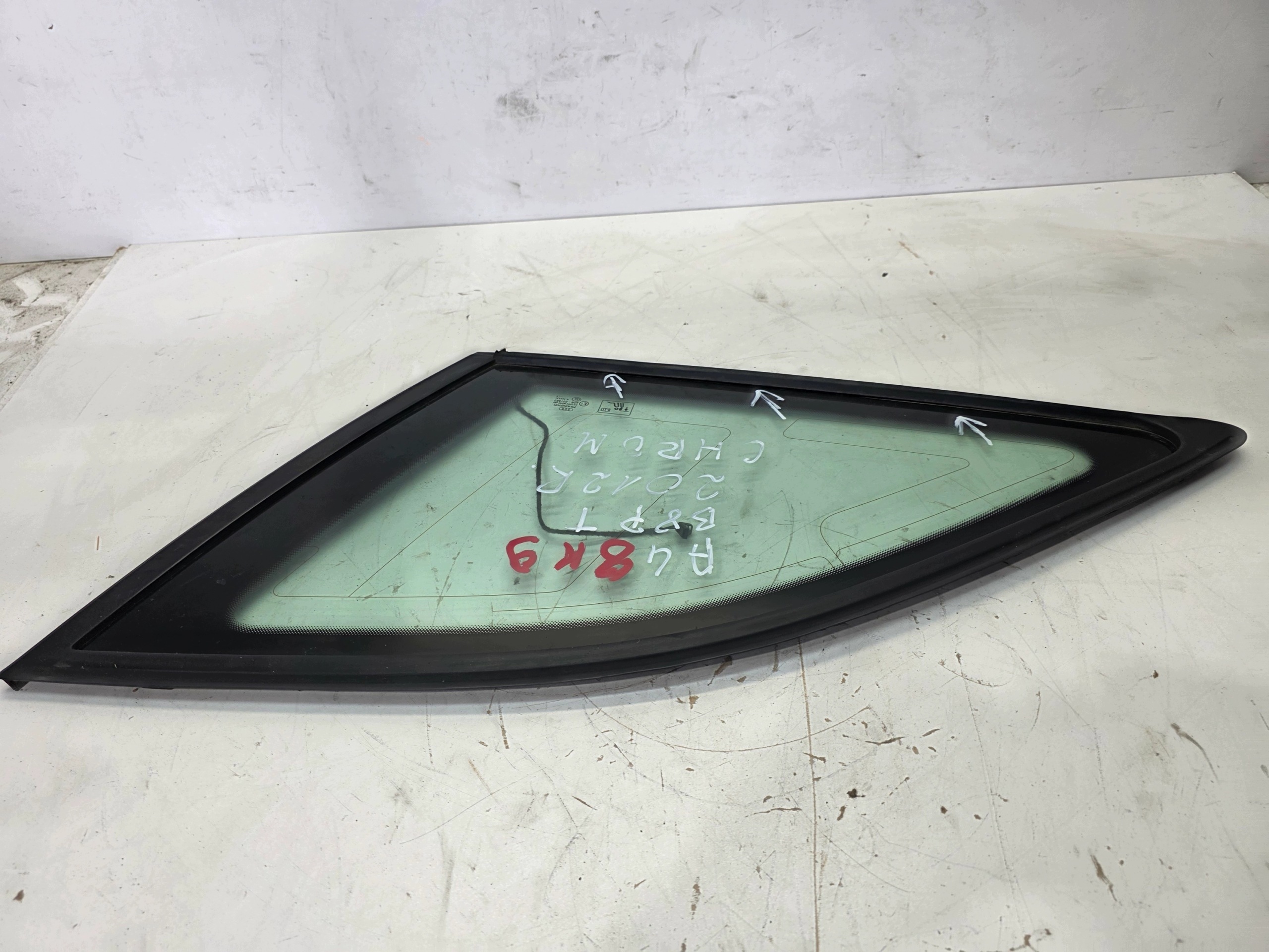 window bodywork AUDI A4 B8 AVANT KOMBI CHROM right rear part 2012 ROK