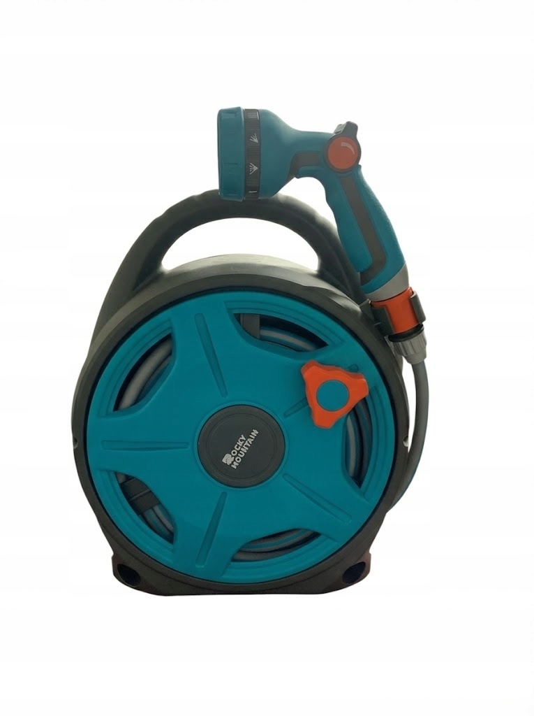 Přenosný bubnový navíječ pro zahradní hadici s pistolí sada