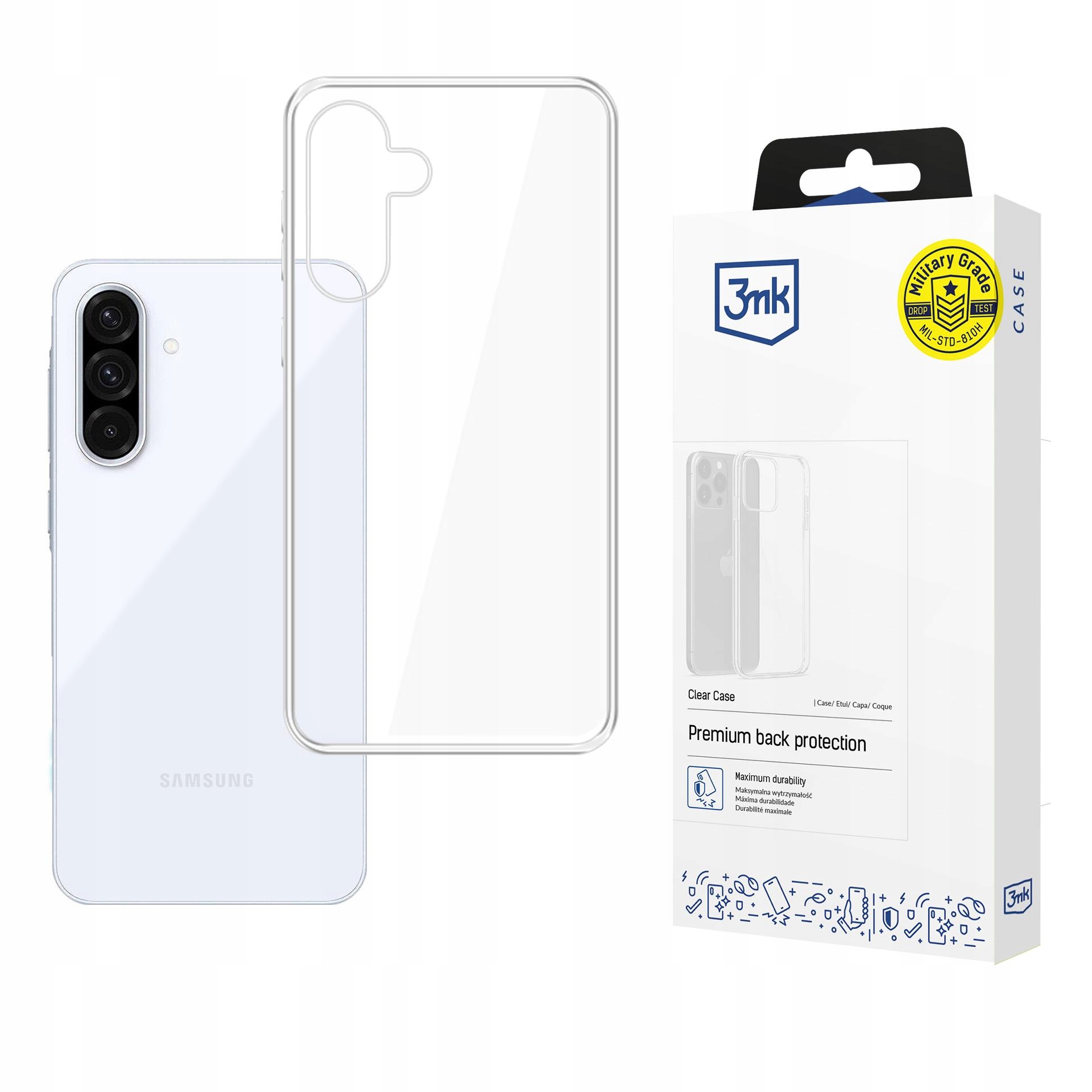 Etui 3mk Clear Case na Samsung Galaxy A36 5G przezroczyste 3mk Protection
