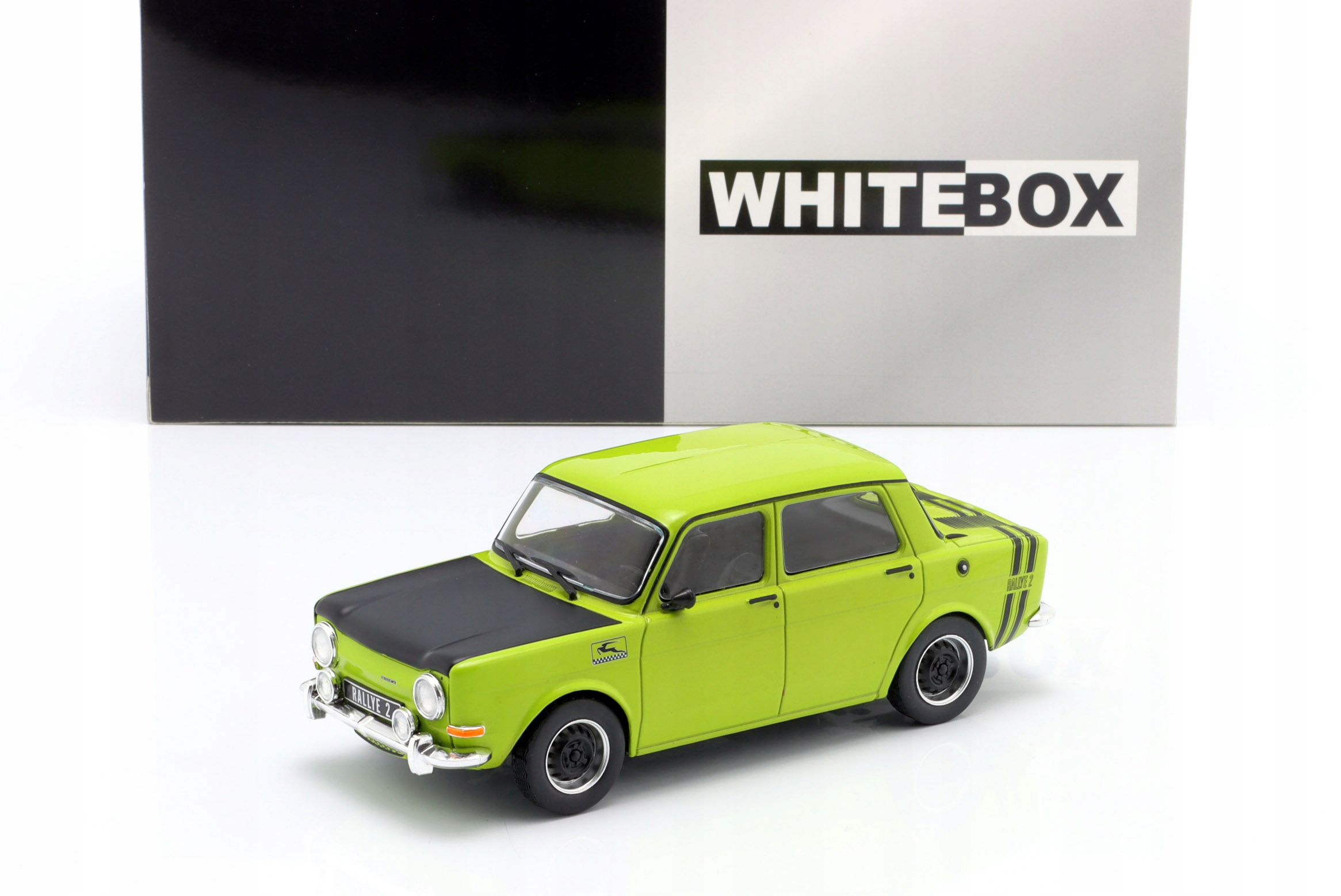 Simca 1000 Rallye 2 Rally2 1960 WhiteBox 1:24 Light Green Model WB124246 Marka WhiteBox